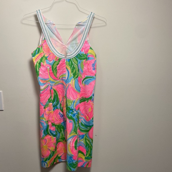 Lilly Pulitzer Tessa Shift Dress. Multi So A Peeling. Size 0 - Picture 3 of 4
